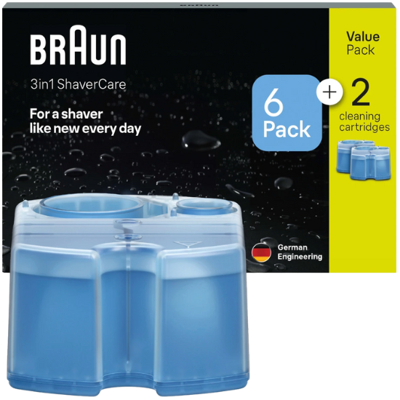 Braun Braun 3-in-1 ShaverCare 6+2 Cartridges