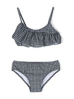 Andorine bikini à carreaux - Blanc