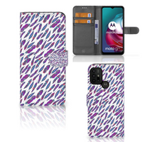 Motorola Moto G10 | G20 | G30 Telefoon Hoesje Feathers Color