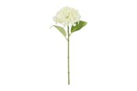 Decostar zijdebloem Hydrangea Aletta 40 cm wit