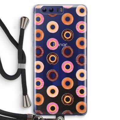 Donuts: Honor 9 Transparant Hoesje met koord