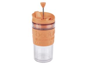 BODUM TRAVEL PRESS koffiezetapparaat to go (Oranje)