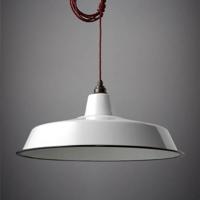 Lampenkap wit Engelse emaillen Industriële fabriekslamp 450mm Lampenkap wit Engelse emaillen Industriële fabriekslamp 450mm