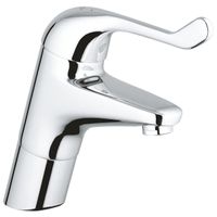 GROHE Euroeco Special veiligheids wastafelkraan hoog met hendel 12cm gladde body chroom 32790000