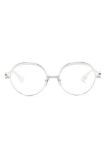 Dita Eyewear lunettes de vue Nukou à monture ronde - Argent