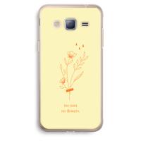 No rain no flowers: Samsung Galaxy J3 (2016) Transparant Hoesje - thumbnail