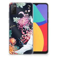 Alcatel 1S (2021) | TPU Hoesje | Bird Flowers
