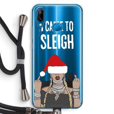 Came To Sleigh: Huawei P20 Lite Transparant Hoesje met koord