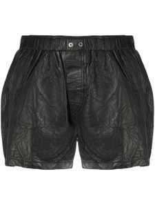 Zadig&Voltaire short à taille haute et effet froissé - Noir