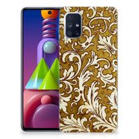 Siliconen Hoesje Samsung Galaxy M51 Barok Goud