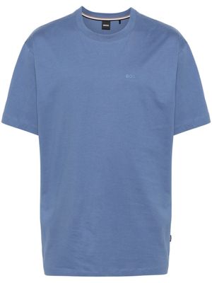 BOSS t-shirt en coton à imprimé graphique - Bleu
