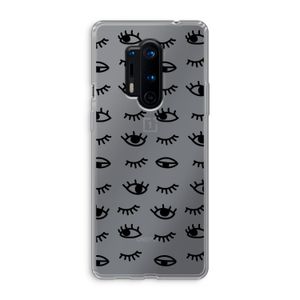 Eye pattern #2: OnePlus 8 Pro Transparant Hoesje