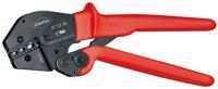 KNIPEX krimptang 97 52 06 (rood/zwart, ovale krimp, openingsveer)