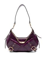 BIASIA sac porté épaule Y2K en cuir - Violet