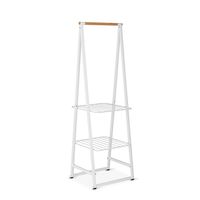 Brabantia Linn Kledingrek - klein - 60.6x57x190cm - wit 118227 - thumbnail