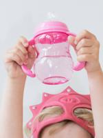 Minibeker Easy grip met handgrepen 150 ml - NUBY perzik - thumbnail