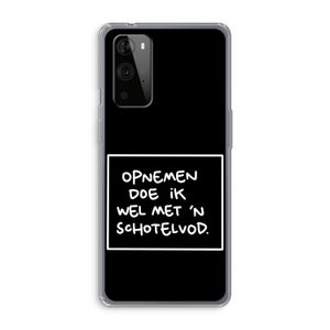 Schotelvod: OnePlus 9 Pro Transparant Hoesje