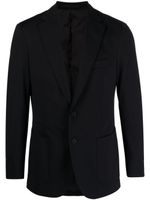 Boggi Milano blazer boutonné à revers pointus - Noir