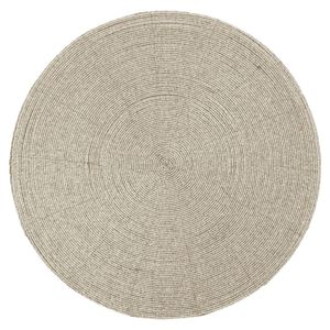 Ronde placemat kralen goud 35 cm