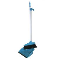Benson Stoffer en Blik - op steel - blauw - kunststof - binnen en buiten - met ophangoog