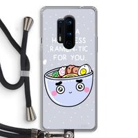 I'm A Hopeless Ramen-Tic For You: OnePlus 8 Pro Transparant Hoesje met koord