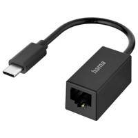 Hama USB 2.0 Adapter [1x USB-C - 1x RJ45-bus] Hama Netzwerk-Adapter, USB-C-Stecker - LAN/Ethernet-Buchse, 2,5 Gigabit Ethernet