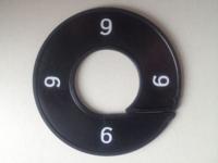 Maatring zwart/wit 9