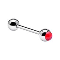 Barbell met Cabochon Balls Chirurgisch Staal 316L Barbells