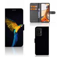 Xiaomi 11T | 11T Pro | Telefoonhoesje | Met pasjeshouder | Papegaai