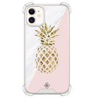 iPhone 11 siliconen shockproof hoesje - Ananas