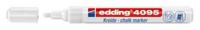 Krijtstift edding 4095 rond 2-3mm wit