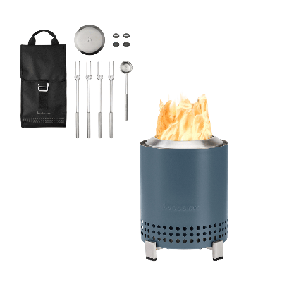 Pakketdeal Solo Stove Mesa XL blauw + accessoirepakket