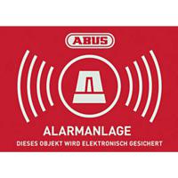 ABUS AU1423 Waarschuwingssticker Alarmsysteem Taal Duits (b x h) 74 mm x 52.5 mm - thumbnail