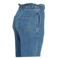 Simply Be high waist wide leg jeans vintage blue - thumbnail