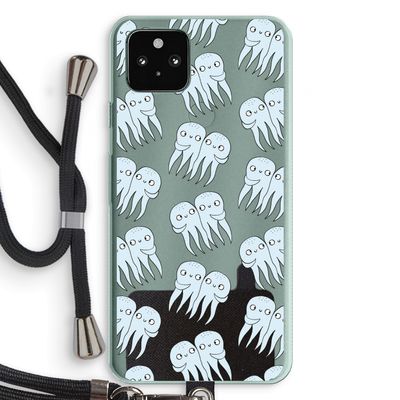 Octopussen: Pixel 5a 5G Transparant Hoesje met koord