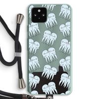 Octopussen: Pixel 5a 5G Transparant Hoesje met koord