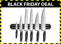 Lowenthal Messenstrip - Messenhouder - 38 x 5,2 x 3 cm - Zwart