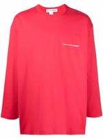 Comme Des Garçons Shirt pull à logo poitrine - Rouge