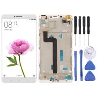 LCD-scherm en digitizer volledige montage met frame voor Xiaomi mi Max (wit)