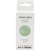 Creativ Company Keramiek glazuur, 984-1101 °c, dekkend, paris green, 60 ml/ 1 fles