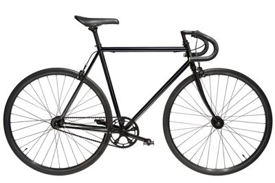 Jitensha Tokyo Black/Black/Black Single Speed Fiets Jitensha Tokyo Black/Black/Black Single Speed Fiets