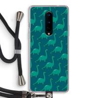 Diplodocus: OnePlus 8 Transparant Hoesje met koord