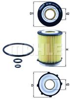 Oliefilter MAHLE, Diameter (mm)71mm, u.a. für Mercedes-Benz, Infiniti