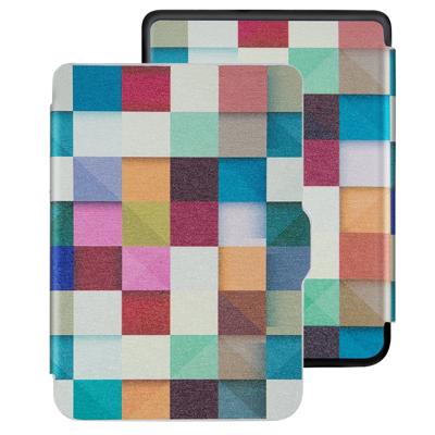 Lunso - Kobo Clara HD hoes (6 inch) - sleep cover - Blokken