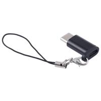 Mini draagbare USB Type-C & USB-C Converter adapter met OTG(Black)