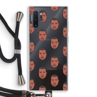 Kanye Call Me?: Samsung Galaxy Note 10 Plus Transparant Hoesje met koord