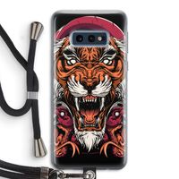 Tiger and Rattlesnakes: Samsung Galaxy S10e Transparant Hoesje met koord