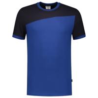 Tricorp 102006 T-shirt bicolor Naden - koningsblauw/marine blauw - maat XL