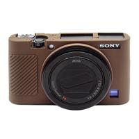 PULUZ siliconen beschermhoes voor Sony RX100 III / IV / V(Coffee)