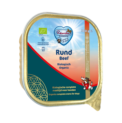 Renske biologisch vers gestoomde rund 9 x 300 gram